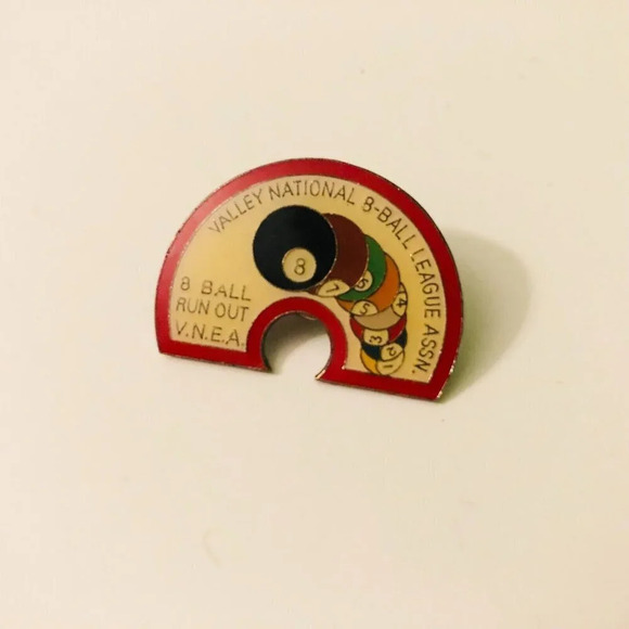 VNEA Valley National 8 Ball Pool League Pin - Picture 6 of 9